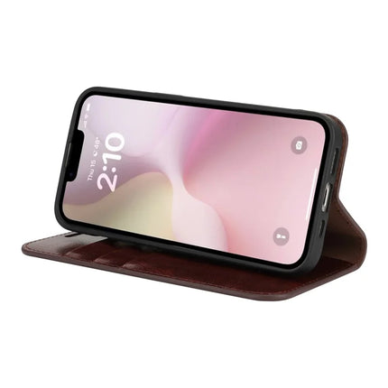 For iPhone 16e Case Crazy Horse Texture Split Leather Wallet Phone Cover