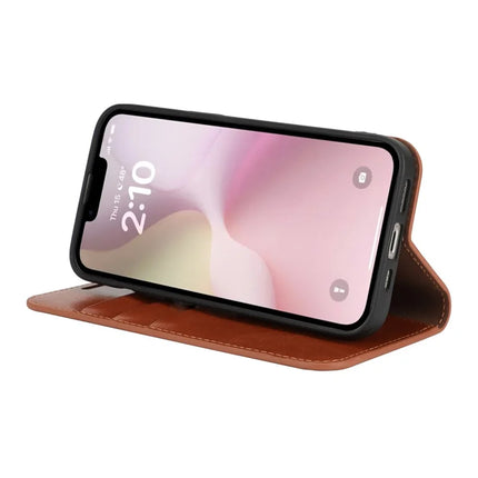 For iPhone 16e Case Crazy Horse Texture Split Leather Wallet Phone Cover