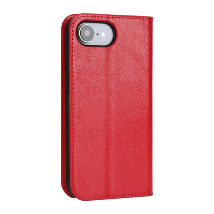 For iPhone 16e Case Crazy Horse Texture Split Leather Wallet Phone Cover