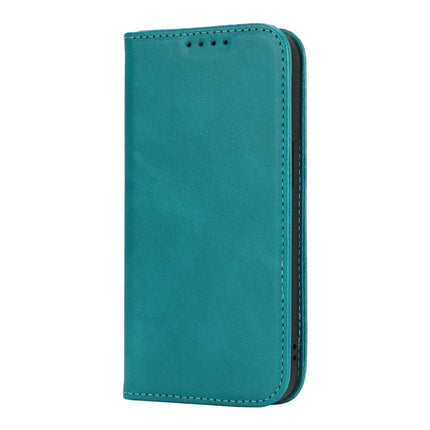 For iPhone 16e Case PU Leather Calf Textured Magnetic Closing Smart Phone Cover