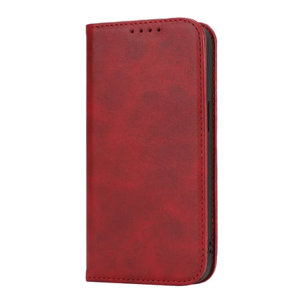 For iPhone 16e Case PU Leather Calf Textured Magnetic Closing Smart Phone Cover