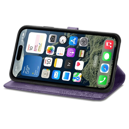 For iPhone 16e Wallet Case Mandala Flower Leather Phone Cover Stand