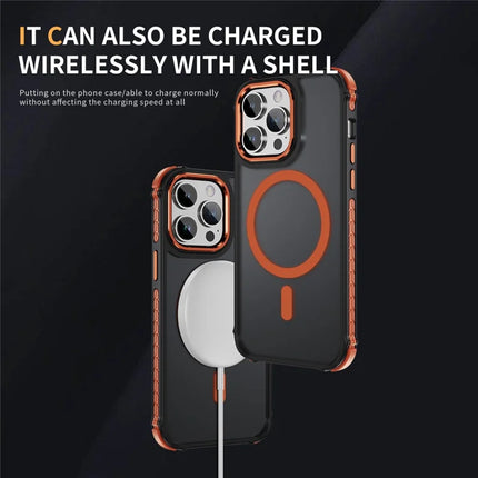 For iPhone 13 Pro Max Case Compatible with MagSafe PC + TPU Skin Feeling Back Cover