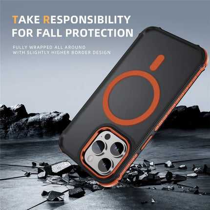 For iPhone 13 Pro Max Case Compatible with MagSafe PC + TPU Skin Feeling Back Cover