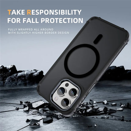 For iPhone 13 Pro Max Case Compatible with MagSafe PC + TPU Skin Feeling Back Cover