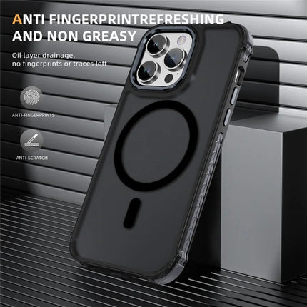 For iPhone 13 Pro Max Case Compatible with MagSafe PC + TPU Skin Feeling Back Cover