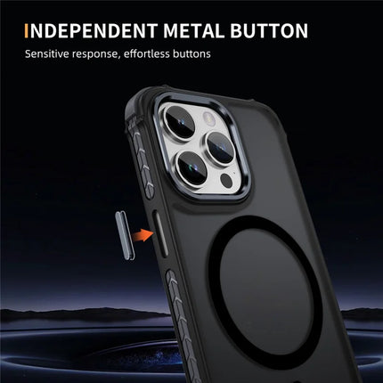 For iPhone 13 Pro Max Case Compatible with MagSafe PC + TPU Skin Feeling Back Cover