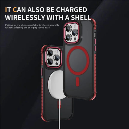 For iPhone 13 Pro Max Case Compatible with MagSafe PC + TPU Skin Feeling Back Cover