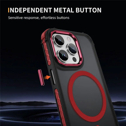 For iPhone 13 Pro Max Case Compatible with MagSafe PC + TPU Skin Feeling Back Cover