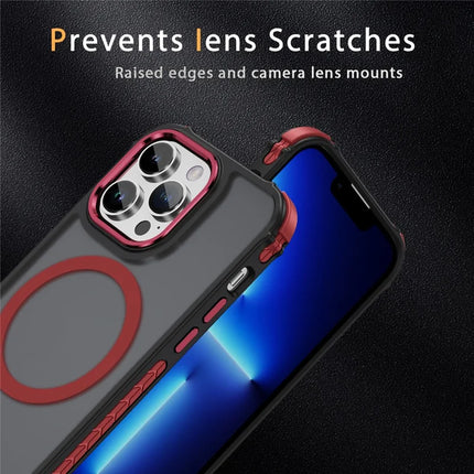 For iPhone 13 Pro Max Case Compatible with MagSafe PC + TPU Skin Feeling Back Cover