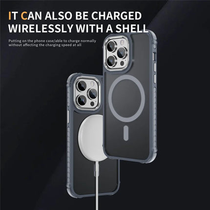 For iPhone 13 Pro Max Case Compatible with MagSafe PC + TPU Skin Feeling Back Cover