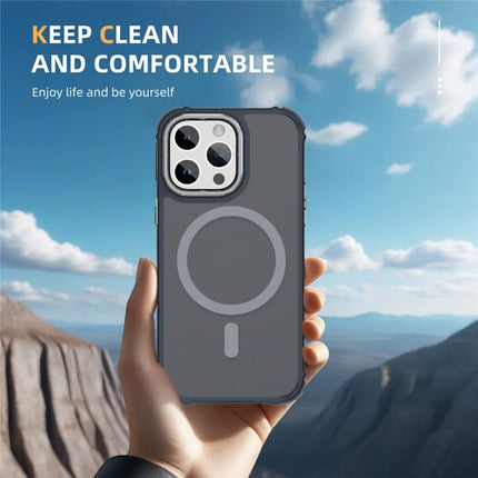 For iPhone 13 Pro Max Case Compatible with MagSafe PC + TPU Skin Feeling Back Cover
