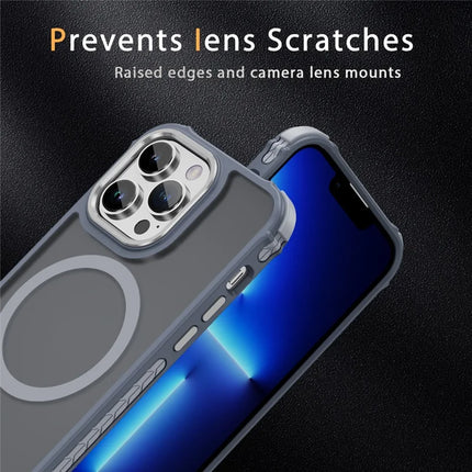 For iPhone 13 Pro Max Case Compatible with MagSafe PC + TPU Skin Feeling Back Cover