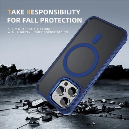 For iPhone 13 Pro Max Case Compatible with MagSafe PC + TPU Skin Feeling Back Cover