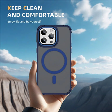 For iPhone 13 Pro Max Case Compatible with MagSafe PC + TPU Skin Feeling Back Cover