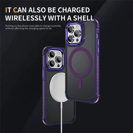 For iPhone 13 Pro Max Case Compatible with MagSafe PC + TPU Skin Feeling Back Cover