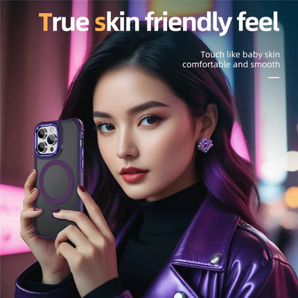 For iPhone 13 Pro Max Case Compatible with MagSafe PC + TPU Skin Feeling Back Cover