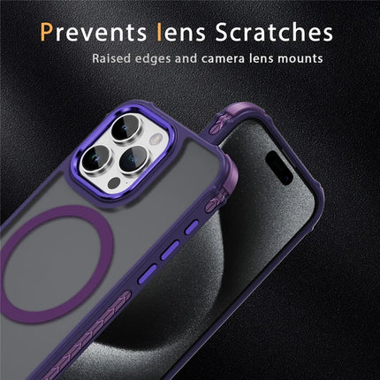 For iPhone 15 Pro Max Case Compatible with MagSafe PC + TPU Skin Feeling Back Cover