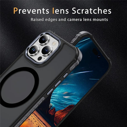 For iPhone 16 Pro Case Compatible with MagSafe PC + TPU Skin Feeling Back Cover