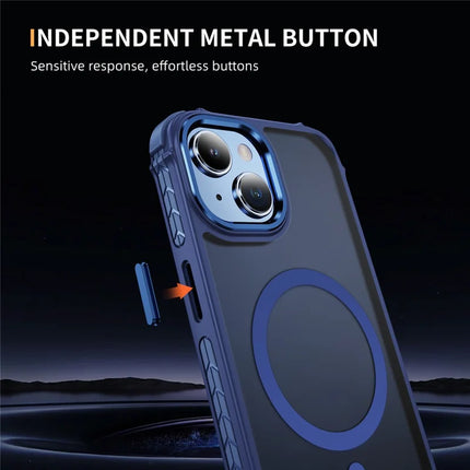 For iPhone 14 / 13 Case Compatible with MagSafe PC + TPU Skin Feeling Back Cover