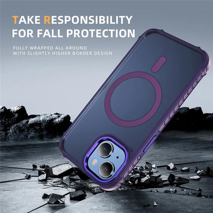 For iPhone 14 / 13 Case Compatible with MagSafe PC + TPU Skin Feeling Back Cover