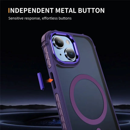 For iPhone 14 / 13 Case Compatible with MagSafe PC + TPU Skin Feeling Back Cover