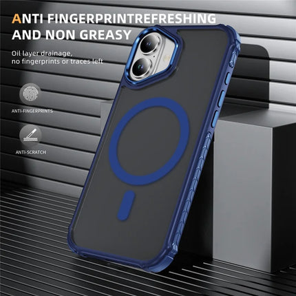 For iPhone 16 Case Compatible with MagSafe PC + TPU Skin Feeling Back Cover