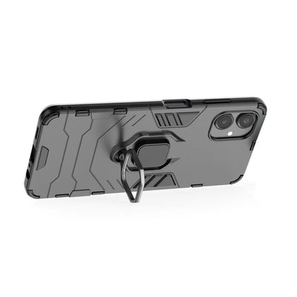 For Samsung Galaxy A06 Case PC + TPU Protective Phone Cover with Ring Kickstand
