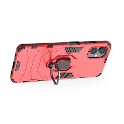 For Samsung Galaxy A06 Case PC + TPU Protective Phone Cover with Ring Kickstand