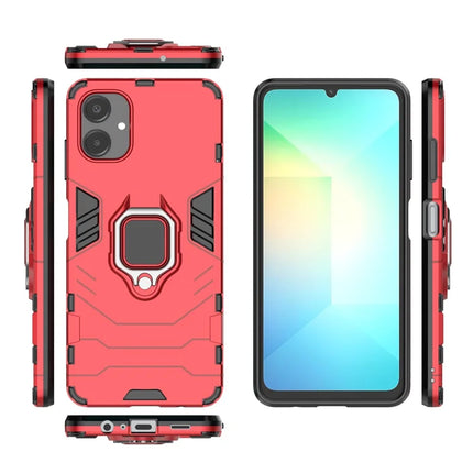 For Samsung Galaxy A06 Case PC + TPU Protective Phone Cover with Ring Kickstand