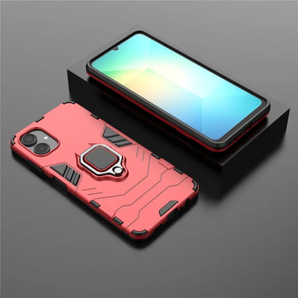 For Samsung Galaxy A06 Case PC + TPU Protective Phone Cover with Ring Kickstand