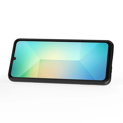 For Samsung Galaxy A06 Case PC + TPU Protective Phone Cover with Ring Kickstand