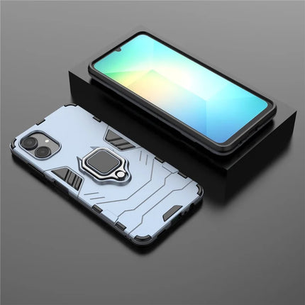 For Samsung Galaxy A06 Case PC + TPU Protective Phone Cover with Ring Kickstand