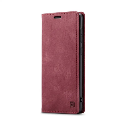 For Samsung Galaxy S23 FE Wallet Case AUTSPACE A01 Leather Stand Cover with RFID Blocking Card Holder