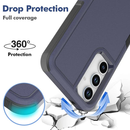 For Samsung Galaxy A56 5G Case 2 in 1 PC + TPU Shockproof Phone Cover