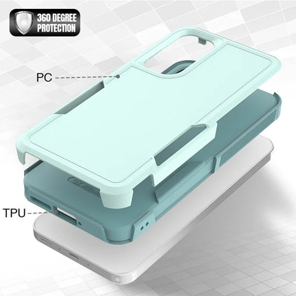 For Samsung Galaxy A56 5G Case 2 in 1 PC + TPU Shockproof Phone Cover