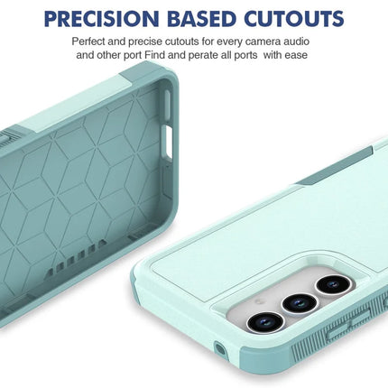 For Samsung Galaxy A56 5G Case 2 in 1 PC + TPU Shockproof Phone Cover