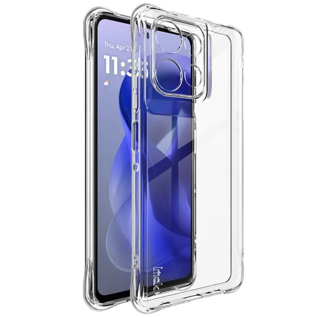 IMAK For Motorola Moto G Power (2025) Case TPU Phone Cover Airbag Shockproof Protection - Transparent
