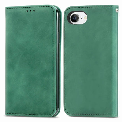 For iPhone 16e Leather Case with Card Holder Magnetic Absorption Phone Cover