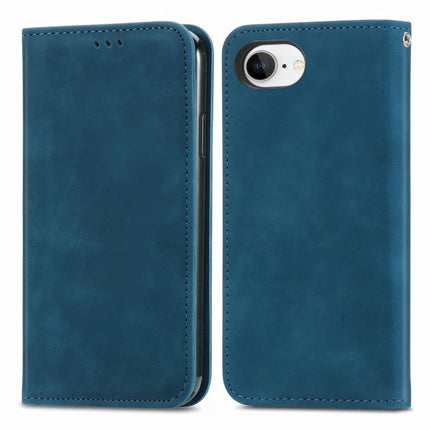 For iPhone 16e Leather Case with Card Holder Magnetic Absorption Phone Cover