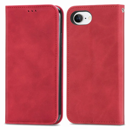 For iPhone 16e Leather Case with Card Holder Magnetic Absorption Phone Cover