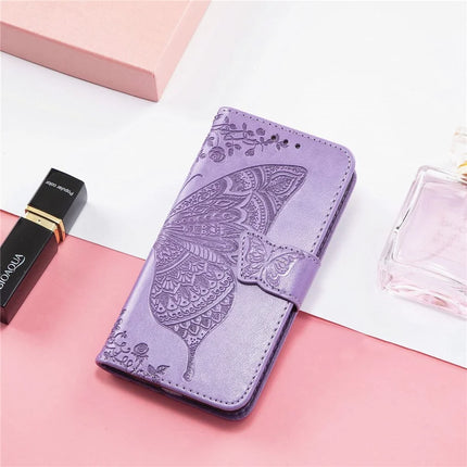 For iPhone 16e Case with Strap Butterfly Pattern PU Leather Wallet Phone Cover
