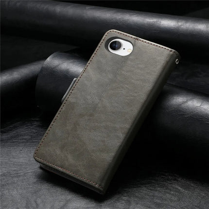For iPhone 16e Case CASENEO 002 Series RFID Blocking Leather Wallet Stand Phone Cover