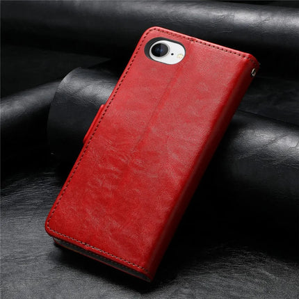 For iPhone 16e Case CASENEO 002 Series RFID Blocking Leather Wallet Stand Phone Cover