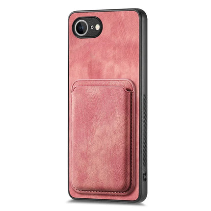 For iPhone 16e Case Retro Leather TPU Phone Back Cover with Detachable Card Slot