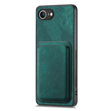 For iPhone 16e Case Retro Leather TPU Phone Back Cover with Detachable Card Slot