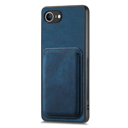 For iPhone 16e Case Retro Leather TPU Phone Back Cover with Detachable Card Slot