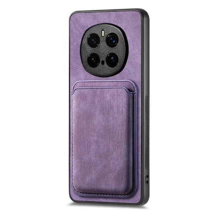 For Honor Magic7 5G Case Retro Leather TPU Phone Back Cover with Detachable Card Slot