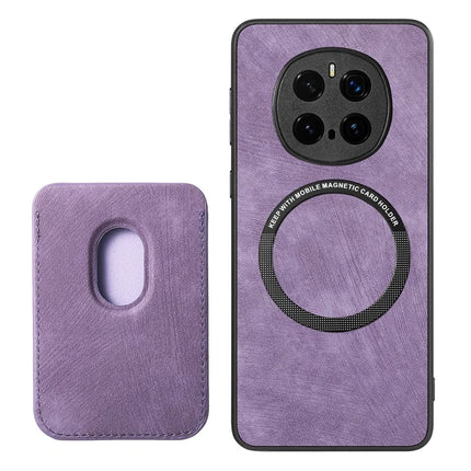 For Honor Magic7 5G Case Retro Leather TPU Phone Back Cover with Detachable Card Slot
