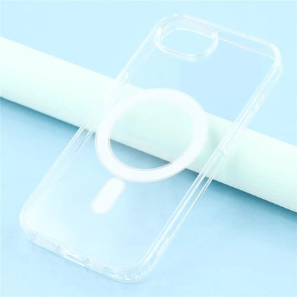 For iPhone 16e Case Compatible with MagSafe TPU + Acrylic Clear Phone Cover